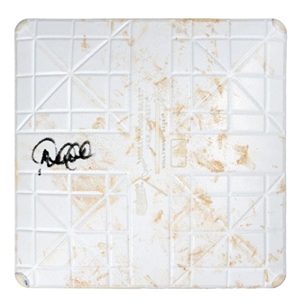 2014 ACTUAL BASE Stolen by Derek Jeter for his Final Career Stolen Base AND YANKEES RECORD!